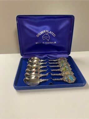 Silverplated Made in Australia Souvenir Spoon Set